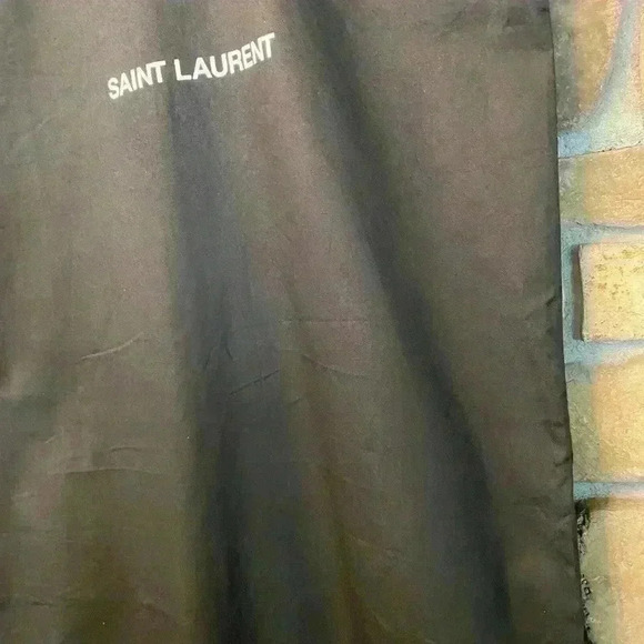 Saint Laurent garment extra long black fabric bag 65x23 - Picture 8 of 13